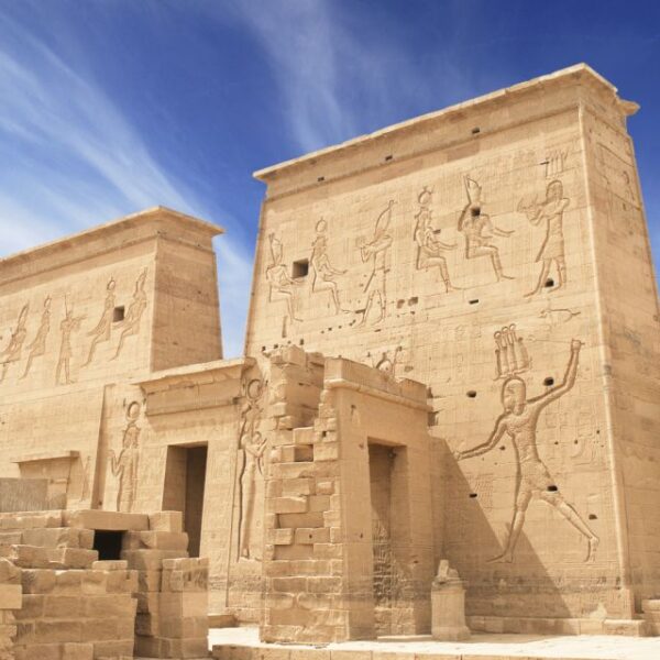 From Aswan: Philae Temple & Motorboat Tour to Nubian Village
