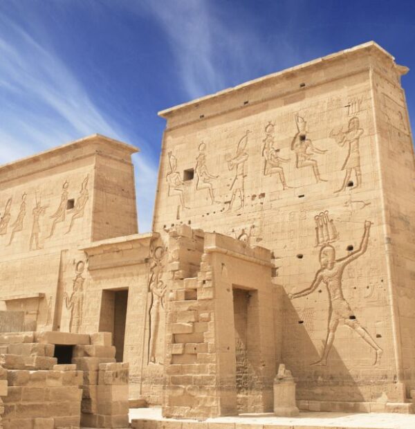 From Aswan: Philae Temple & Motorboat Tour to Nubian Village