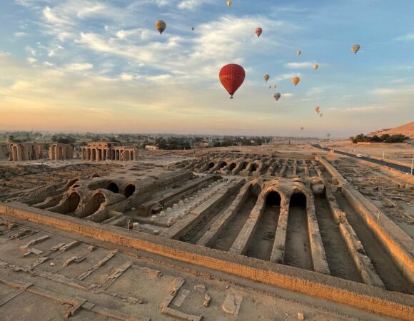 One package Luxor Hot Air Balloon with Luxor Full Day Tour
